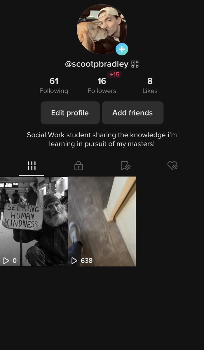 Hi friends :) I just posted my first tiktok on my page that I’ll be posting weekly on about stuff I’m passionate about in the social work field and what I learn on my way to my masters. Would mean a lot if you hopped on and gave me a follow :) thanks! #socialwork #socialinjustice