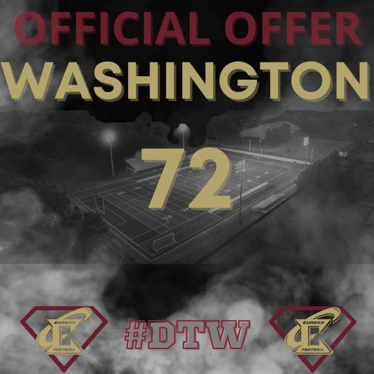 Andrewashinton's tweet photo. After a great conversation with @CoachKurtBarth I am blessed to received an offer from Eureka College @ClayMuench https://t.co/26wgPzrykC