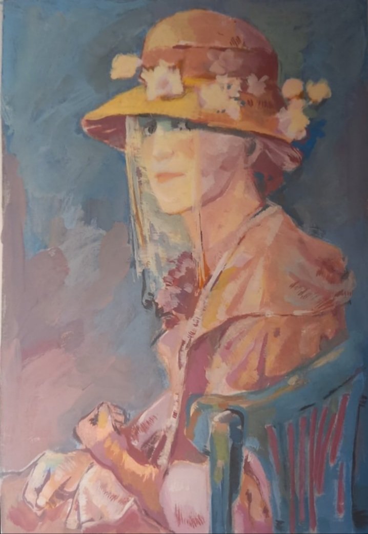 давно я не брала в руки краски..