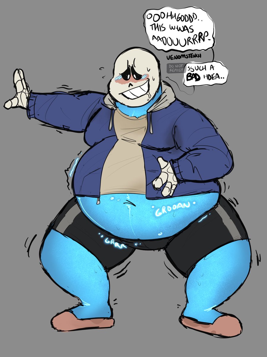 Looks like Sans had too much to eat jejejej 💙💙💙 I LOVE undertum stuff hebheheehe
do NOT repost/use/qrt thanks💚