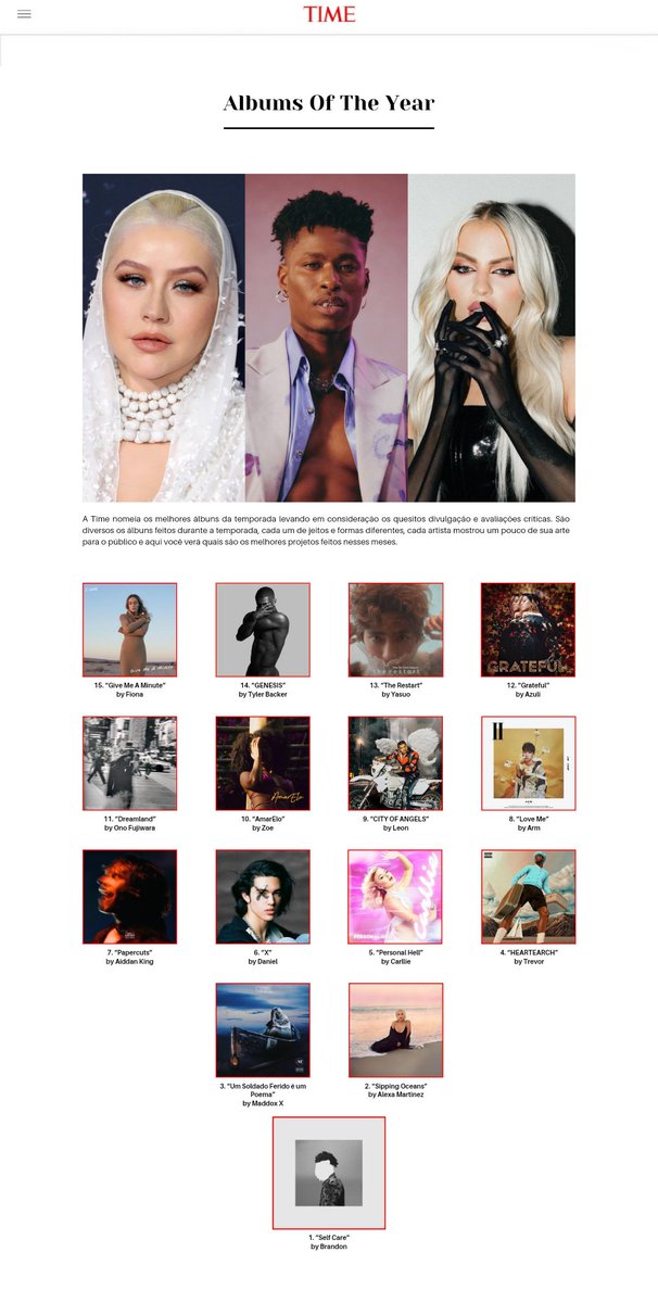 🗞️ • The Best Albums of The Year (Season 9)