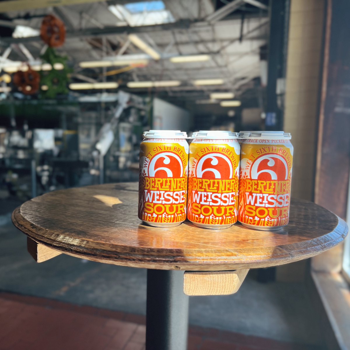WestSixth's tweet photo. Sunny Berliner 🌞 Quench your thirst today with our crisp & refreshing Flagship Sour, Berliner Weisse. Six-packs & draft available in all taprooms -- or find it at a retailer near you! #FlagshipFebruary https://t.co/CfRvKVCCdj