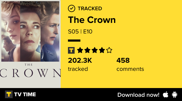 xmillagxia73's tweet photo. I've just watched episode S05 | E10 of The Crown! https://t.co/imVoPybiNM #tvtime https://t.co/tjSJCtdtir