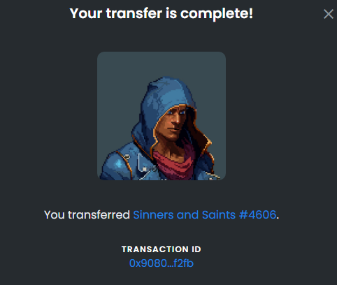 Rodeo2xNFT's tweet image. One Assassin gone @SASETHNFT