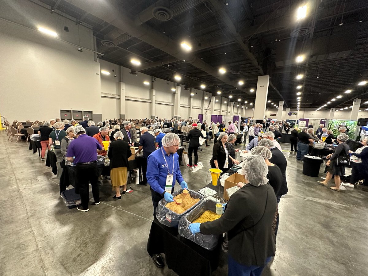 Processes? Systems? Efficiencies? Sounds like franchising - put your talents to work at #IFA2023 by packing 50,000 meals for those who need it most. Join us at this evening's networking reception to show how #FranchisingGivesBack! <a href="/Franchising411/">IFA</a>