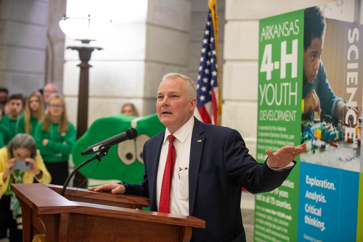 Attorney General Tim Griffin (@agtimgriffin) on Twitter photo Thank you <a href="/Arkansas4H/">Arkansas 4-H</a> & <a href="/AR_Extension/">Arkansas Cooperative Extension Service</a> for today's event at the Capitol. You are training young Arkansans to be leaders of character & teaching important agriculture & STEM skills. #arpx #arleg Thank you <a href="/Arkansas4H/">Arkansas 4-H</a> & <a href="/AR_Extension/">Arkansas Cooperative Extension Service</a> for today's event at the Capitol. You are training young Arkansans to be leaders of character & teaching important agriculture & STEM skills. #arpx #arleg