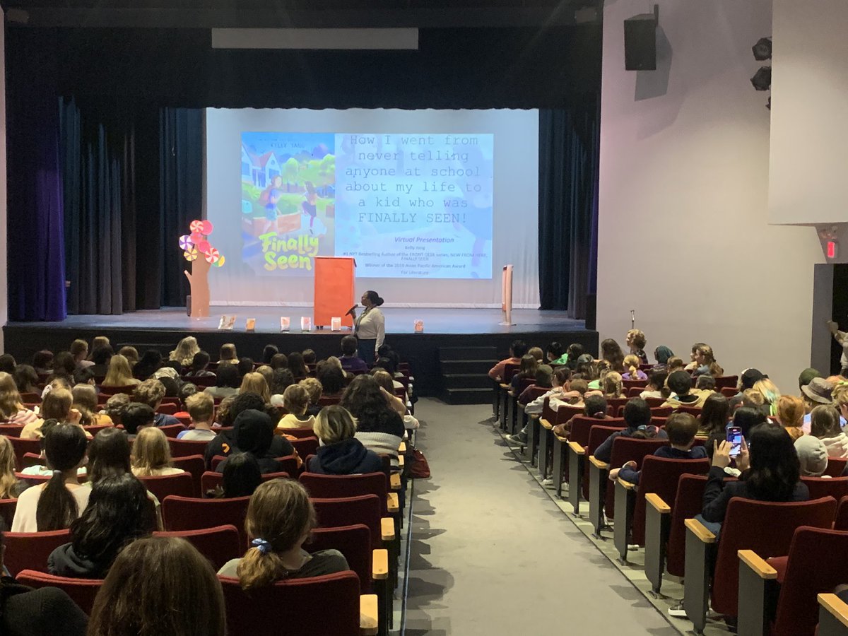 Today was an amazing day hosting the All-TAB author visit with <a target='_blank' href='http://twitter.com/kellyyanghk'>@kellyyanghk</a>. Thank you so much to <a target='_blank' href='http://twitter.com/APSLibrarians'>@APSLibrarians</a> <a target='_blank' href='http://twitter.com/ArlingtonVALib'>@ArlingtonVALib</a> for making it all possible and <a target='_blank' href='http://twitter.com/GuMS_Principal'>@GuMS_Principal</a> for welcoming everyone to our Gunston Garden. 💜💙 <a target='_blank' href='https://t.co/RFt413hNj1'>https://t.co/RFt413hNj1</a>
