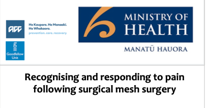 PelvicPainNZ's tweet photo. Recognising and responding to pain following surgical mesh surgery
https://t.co/xBztzUH59Z
@goodfellowunit1 https://t.co/7TqDzar62C
