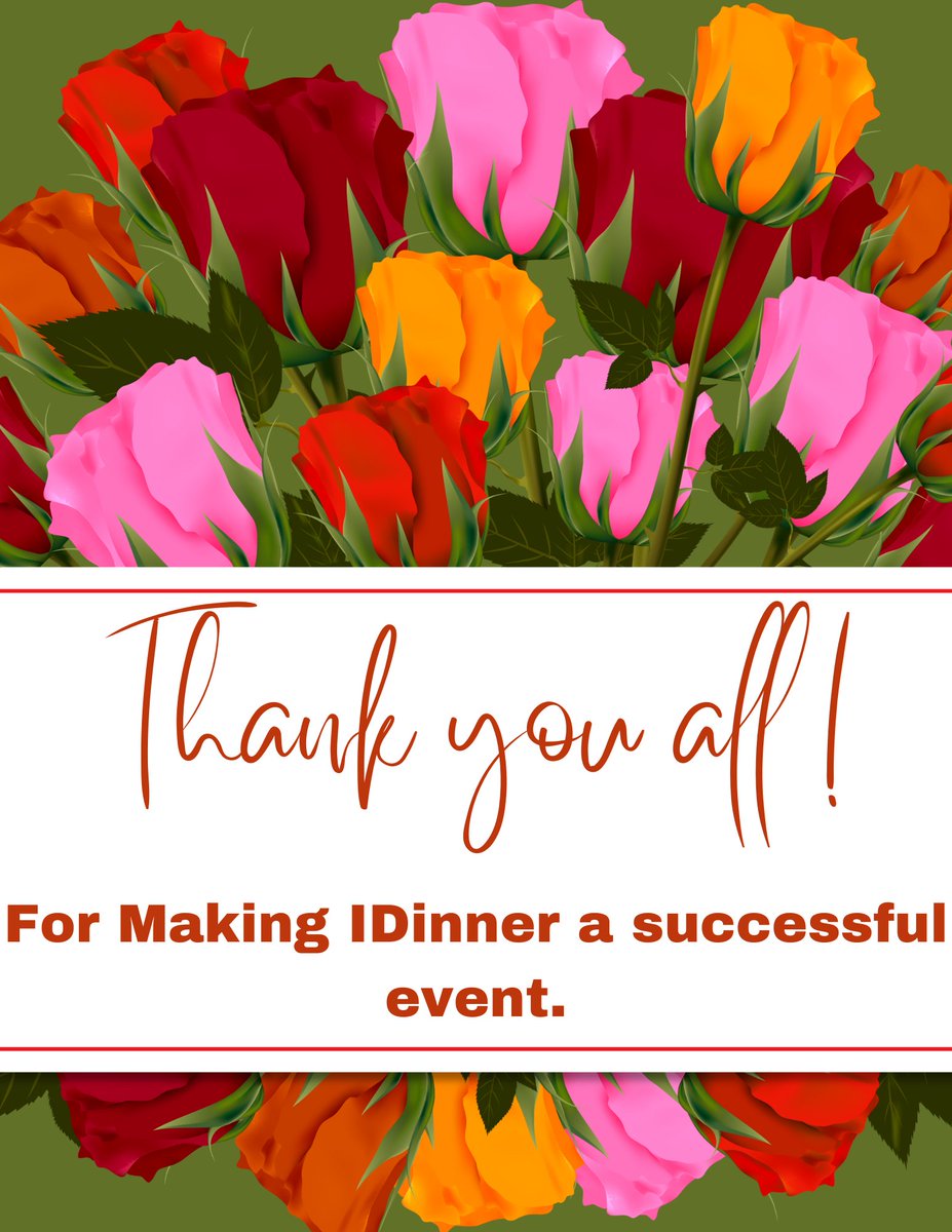 A big shout out to all who made I-Dinner a successful event.🙏 We want to thank each and every member of our GB, performers, and volunteers. Special thanks to our adviser Diane Cahill for making this event possible.