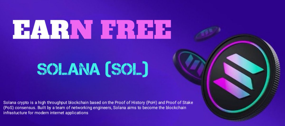 🚀  SOLANA Airdrop 👥 Referral : 0.005 SOL 💸  Hourly Bonus : 0.0005 SOL 📥 Distribution : Instantly Telegram Bot: t.me/AirdropSpotter… 𓆩🔘𓆪 Join Telegram Community 𓆩🔘𓆪 Complete All Task 𓆩🔘𓆪 Withdrawal to Direct SOL address #Solana #SOL #Airdrop #BRISE