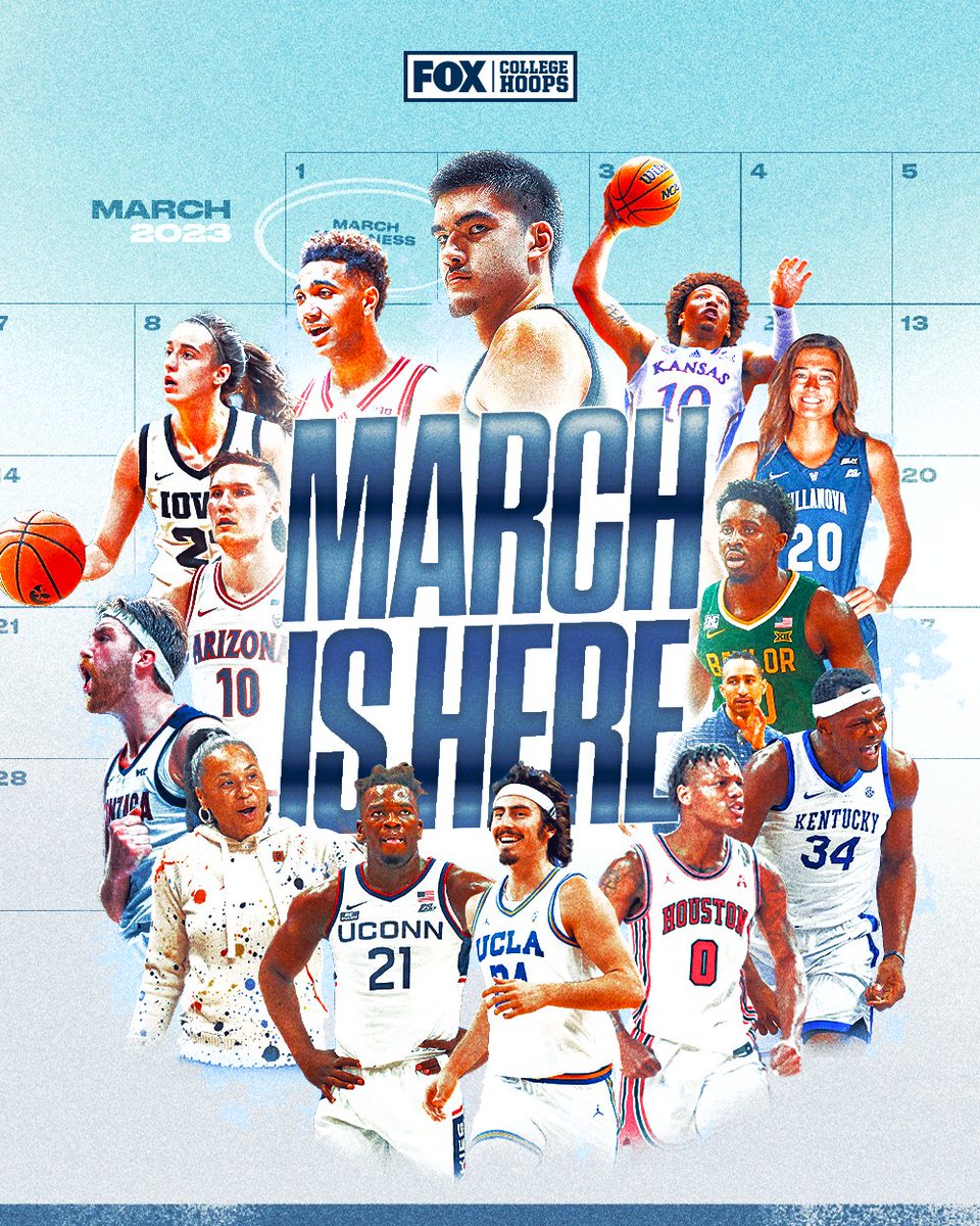 CBBonFOX's tweet photo. 𝐌𝐀𝐑𝐂𝐇 𝐈𝐒 𝐇𝐄𝐑𝐄 🏀 https://t.co/DbW36AMzNn