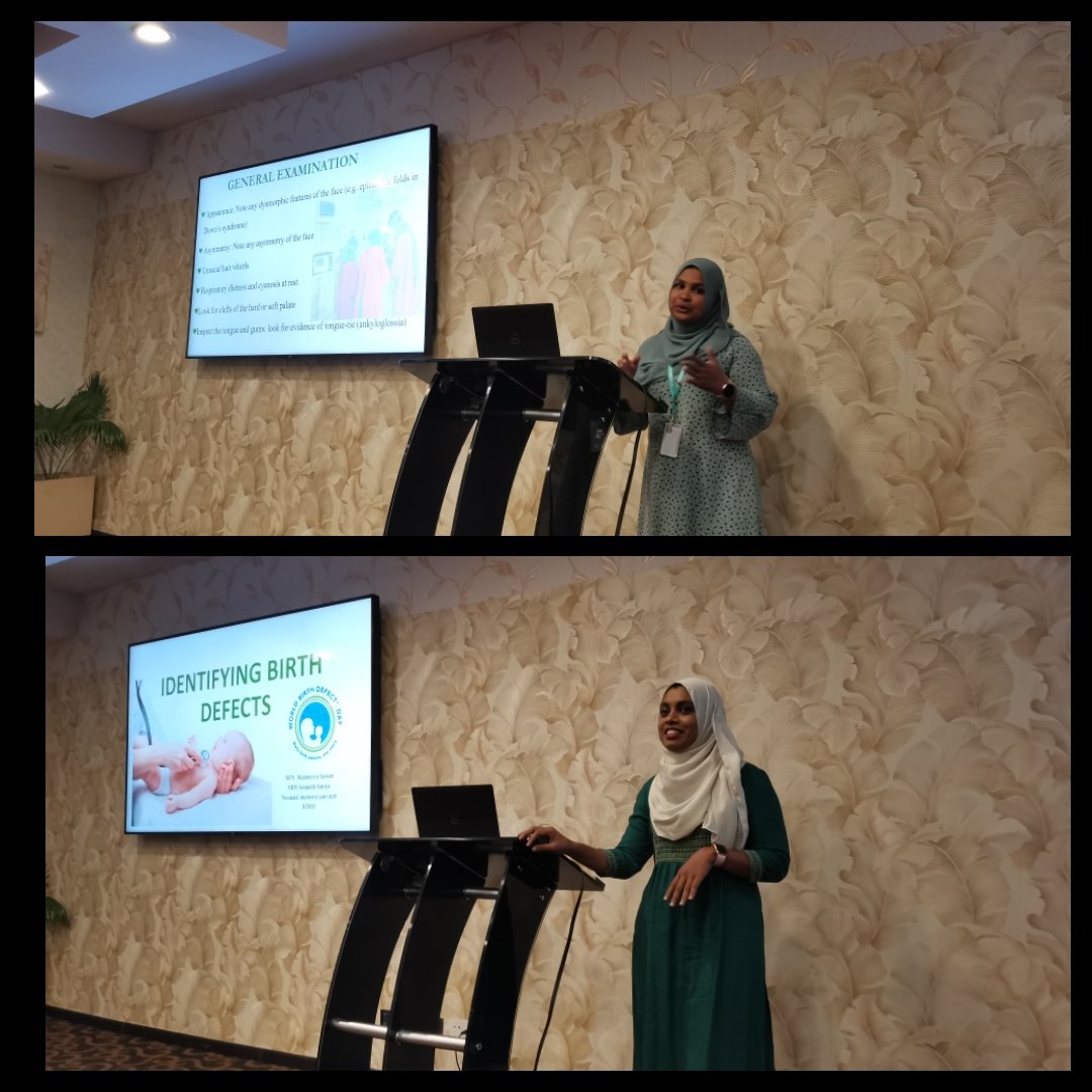 Faisalnaifaru's tweet photo. Team work is important for detection of birth defects.
NICU team of nurses presenting about detection of #birthdefects
#manyBirthDefects1Voice
#wbdday
@worldbdday https://t.co/eyWjWf4QwM