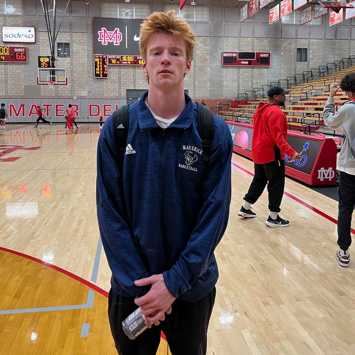 La Costa Canyon's Christian Brown finishes with a game-high 34pts in the Mavericks' first round state matchup with Mater Dei. Big-time performance for the unsigned senior. #GP <a href="/christianwb33/">Christian Brown</a>