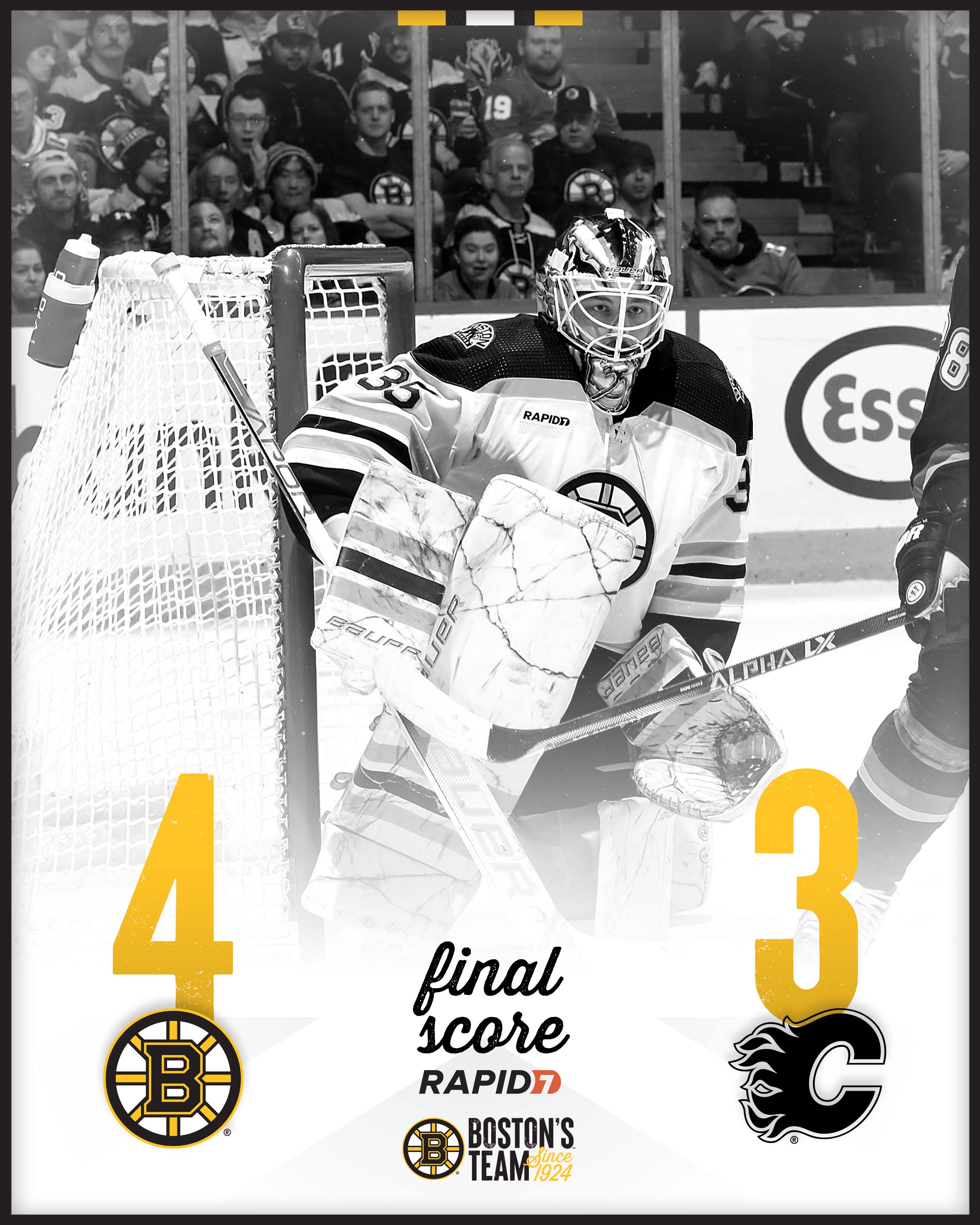 NHL on X: Ullmark was unreal! 🙌 Linus Ullmark (@Icebeardude) makes a  career-high 54 saves to lead the @NHLBruins to victory over the Flames!   / X