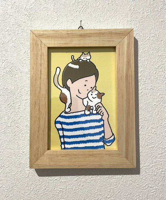 猫のイラスト3点をフローモーションフリーマーケットに納品しました。売り上げは東日本震災の義援金として送られます。3月6日(月)までのイベントです。よろしくお願いします。 