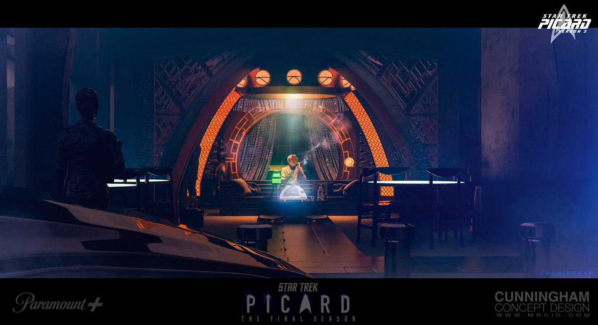 Star Trek Picard: Season 3 -  Sneed's Lair. Preorder the book here:  tinyurl.com/2p82m5sx  Star Trek: Picard: The Art and Making of the Series #StarTrek #picard #conceptart #district6 #engage #Sneed #StartrekPicard