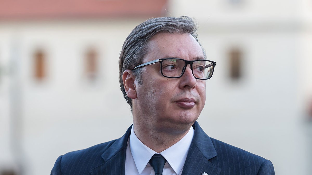 zvezdanews's tweet photo. Вучич заявил, что западные политики давят на Сербию и требуют «вести себя как надо»:
https://t.co/Te0akpI4Wl 

© Фото: Tomas Tkacik Keystone Press Agency Globallookpress https://t.co/GWA1wkwoML
