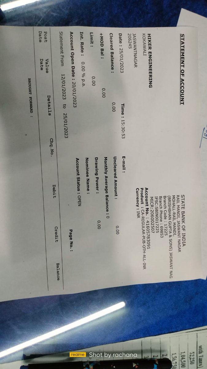 My account have been opened 20-01-2023 in sbi branch [BC 17225] but still now trasection right and net banking service not activate .many times I give complaints to customer care &amp; branch manager
Mohit kr singh
Hiker engineering
Ac no:- 41605783091
<a href="/TheOfficialSBI/">State Bank of India</a> <a href="/SBIChairman/">Chairman - SBI</a>