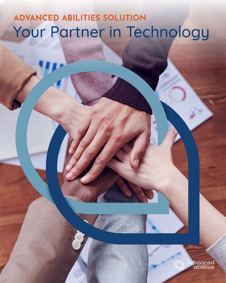 Advabilities's tweet photo. We collaborate with our clients to provide the best solution tailor-made for their unique needs. 

Learn more about Advanced Abilities Solution here: https://t.co/Fv78uECa5q

#AAS #AbletoAdvance #YourPartnerInTechnology #TechForGood #Technology #SmartScan #UrbanNinja #CloudStudio https://t.co/crozazmYjJ