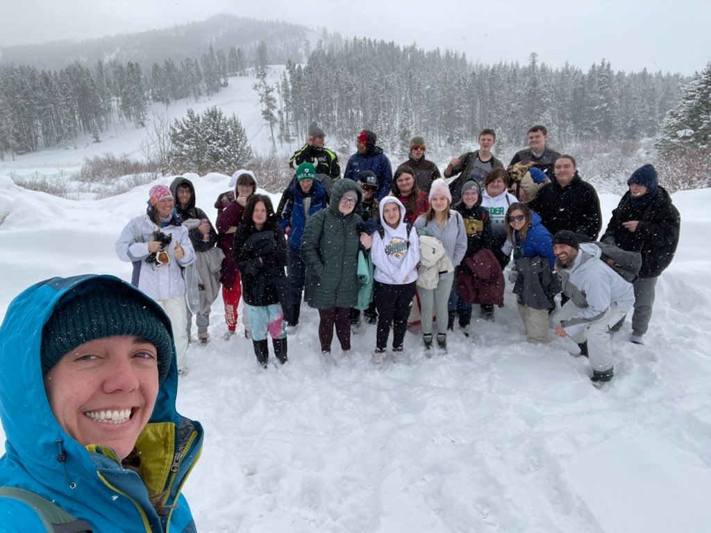 Celebration day on the slopes!  Way to go for finishing 2nd semester strong!