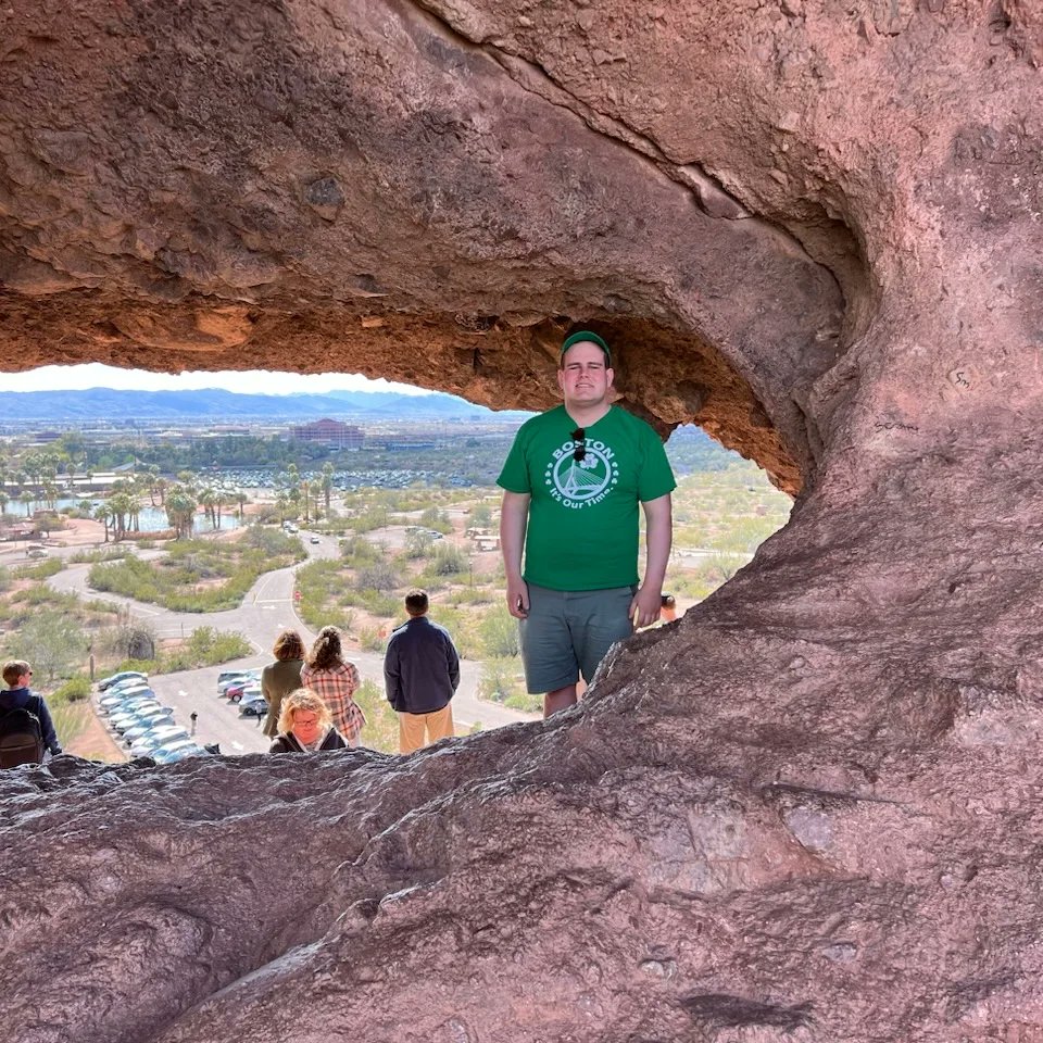 Climbed Hole in the Rock today.