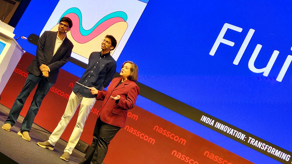 What a start to the #NASSCOM_TLF - India's very own #ChatGPT - <a href="/fluidAI1/">Fluid AI</a> impressing everyone at #NTLF2023 <a href="/debjani_ghosh_/">debjani ghosh</a> <a href="/NasscomEvents/">nasscom events</a> <a href="/NasscomR/">nasscom insights</a> <a href="/nasscom/">nasscom</a>