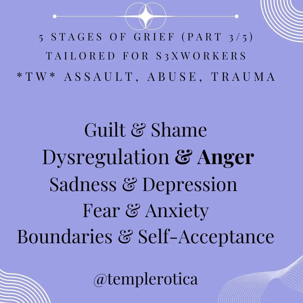Tw: assault, harm, trauma 

Part 3 of this series dedicated to swersz navigating the stages of grief (in a non-linear way) 

This one's for channeling and working through anger. 

I felt a lot of anger (i still do) when i was assaulted and i feel it stil… instagr.am/p/CpO0rjpr1QA/