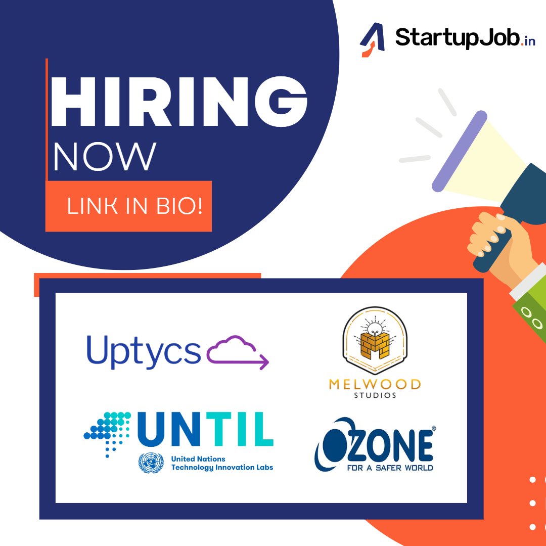 startupjobin's tweet photo. Here are some of the widely recognized companies, now hiring on https://t.co/pKiNQfOFgu

Interested? Comment down below and we will DM you the link.

#jobsearch #hiringnow #jobseekers #activejobs #hiring #applynowonline #nowhiring #jobalert #startupjobs #applynow #applyforjob https://t.co/VtAkpjlBzr