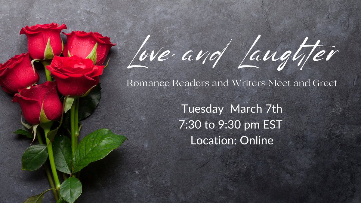 Last chance to sign up! It's happening today at 7:30 PM (EST). cleanauthors.com/blog/love-and-…