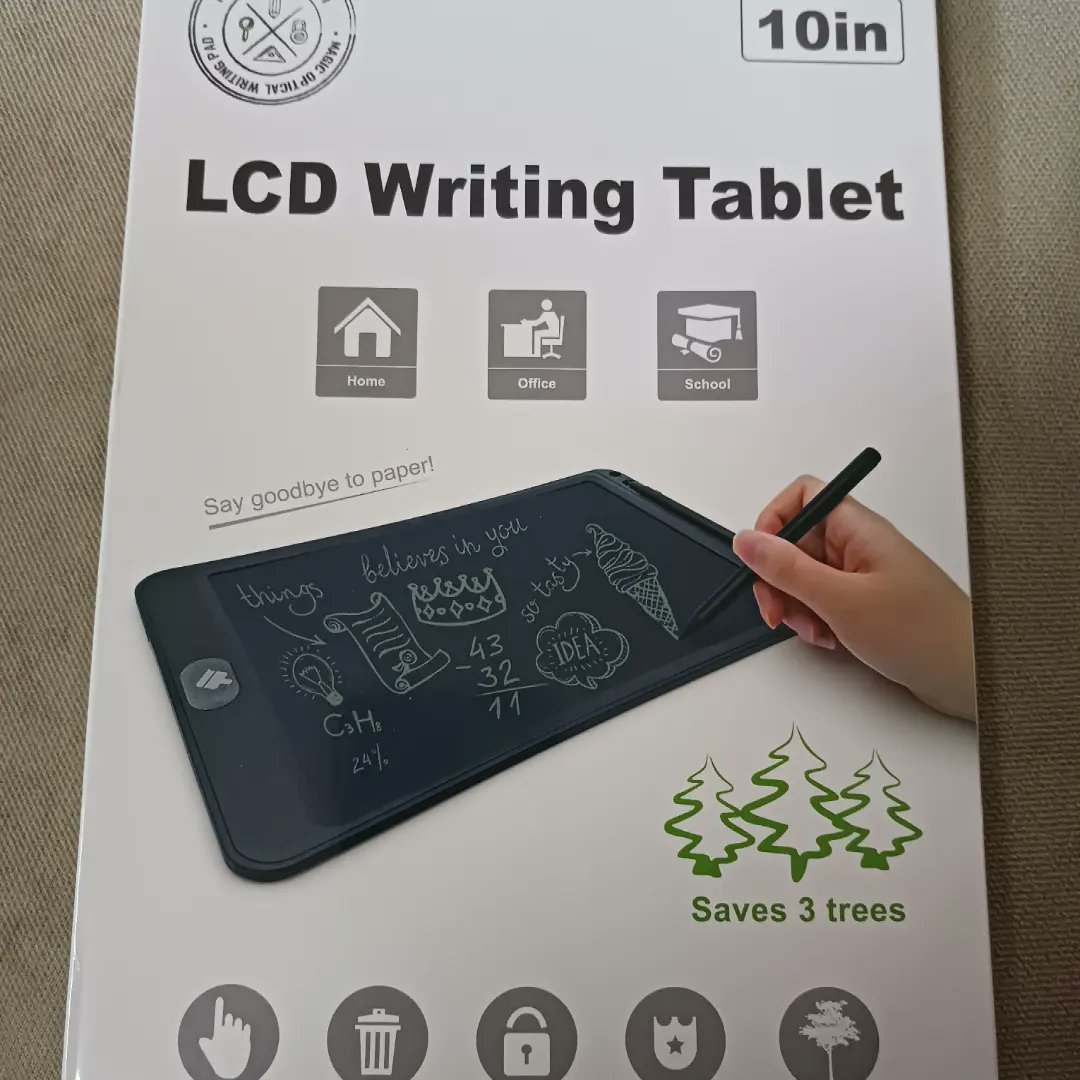 Paperless! Hassle Free! Recycle! 
10 Inch LCD Writing Tablet suitable for kids, office use and at home.
s.lazada.com.my/s.USBZm 
Colourful LCD tablet for drawing. 
s.lazada.com.my/s.U7Zxx 
#bargainhunter
#greatdealforyou.
#lcdwritingtablet
#kidwritingtablet
#paperless