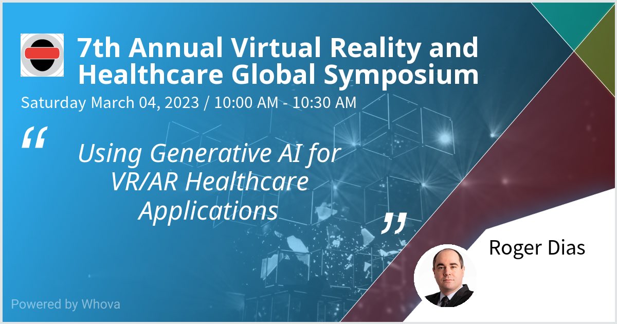 I am speaking at 7th Annual Virtual Reality and Healthcare Global Symposium. Please check out my talk if you're attending the event! #IVRHA #PennMed