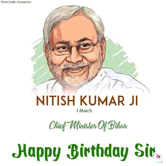  Wishing u Sir Nitish Kumar , A very very HAPPY BIRTHDAY AND LONG LIFE ! 
