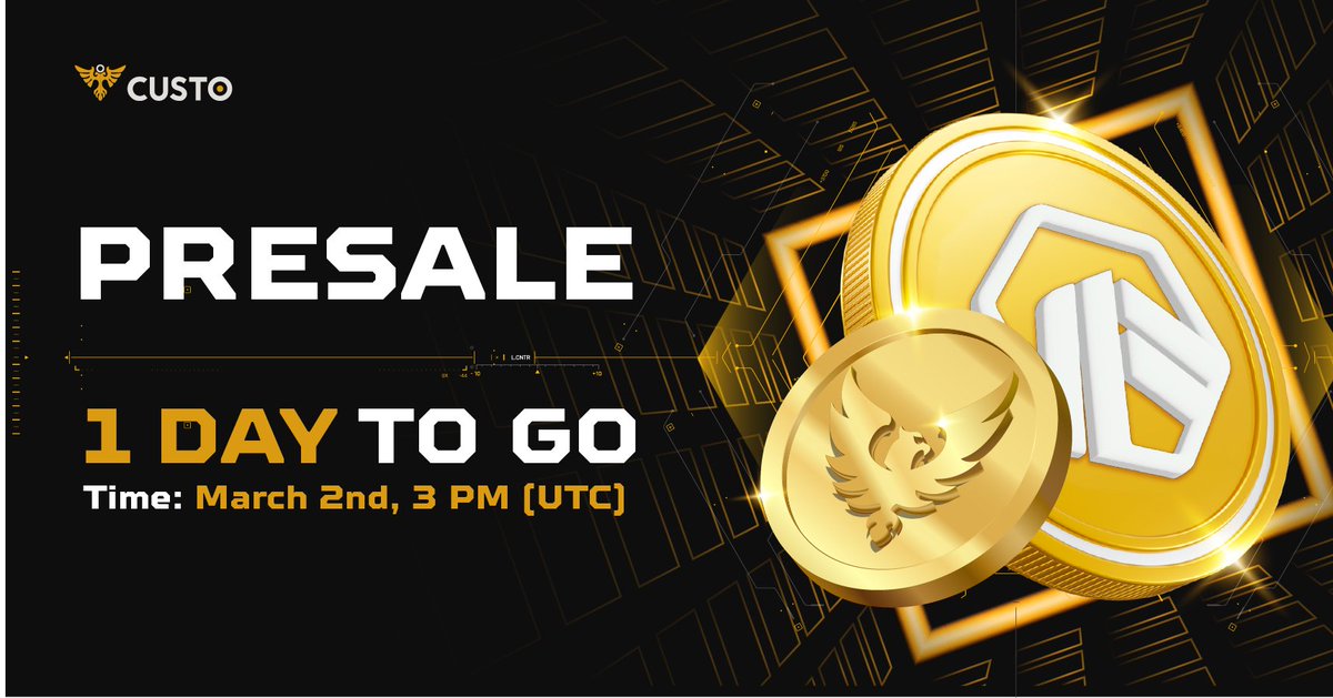 Custo Finance (💙,🧡) | Presale Mar 2nd, 3PM UTC tweet media