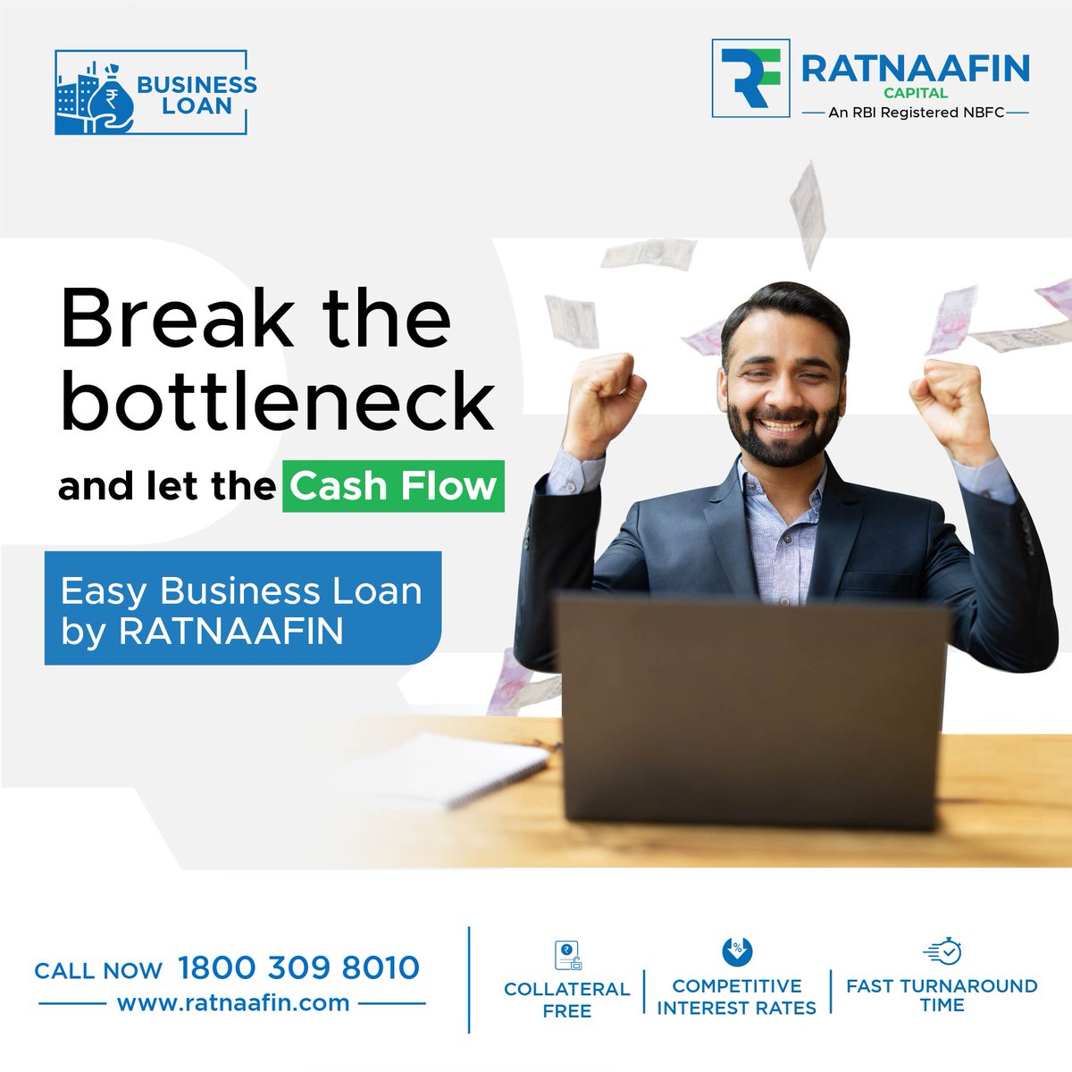 ratnaafin's tweet photo. Get the capital you need to take your business to the next level. 

@ratnaafin provides easy and fastest business loan with competitive interest rates. 

Call now 1800 309 8010. 

#businessloan #Ratnaafin #interestrates #business https://t.co/DeNwO7Ettd