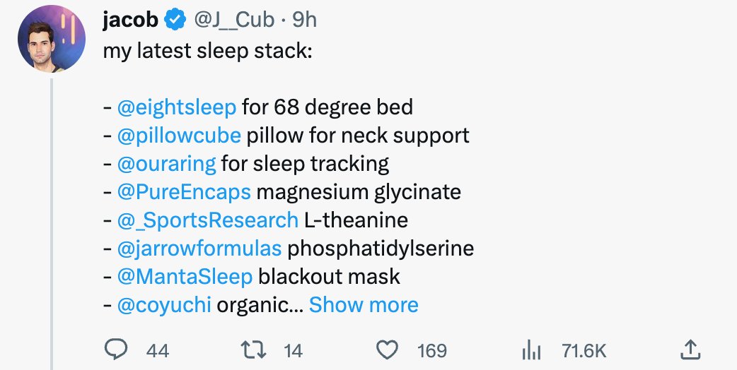 JCardenete's tweet photo. Our ancestors slept naked on rocks but today you gotta click "show more" to get all the sleep tips https://t.co/TVRFqZmBBt