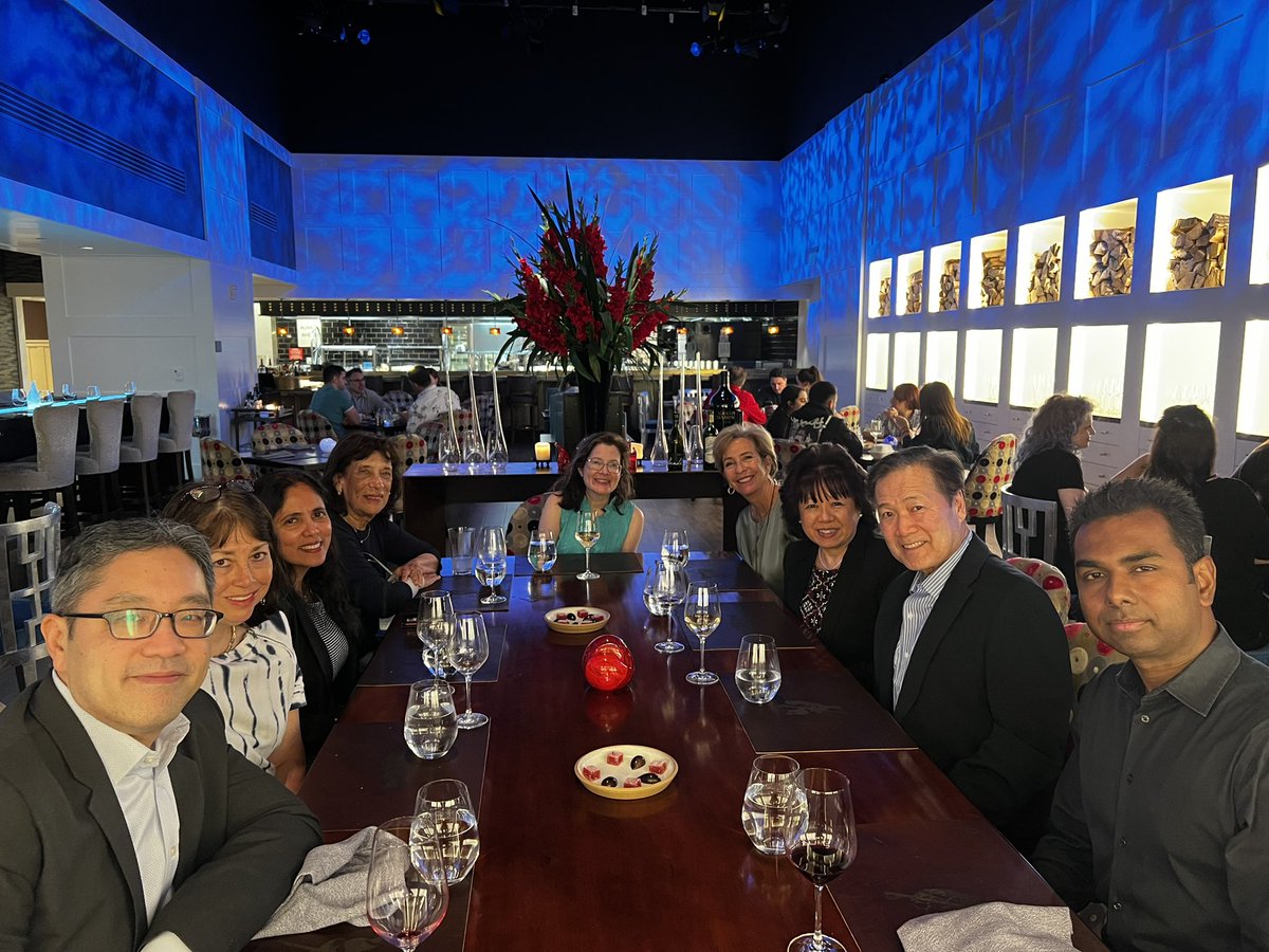 JudyYeeMD's tweet photo. Celebrating with @MontefioreRAD faculty and colleagues 🏅Terrific company and conversation! @kchang @desireembham @SocietyAbdRad #SAR23 #SAR2024 #Garrisons https://t.co/dIRvW3BuPg