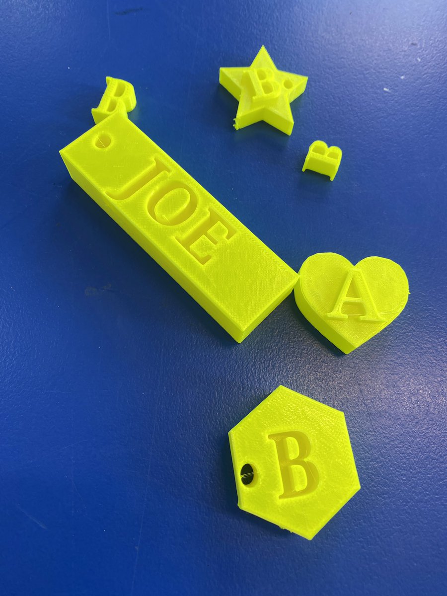 Tinkercad on Twitter "RT missjessm Year 8 TECH made name tag key