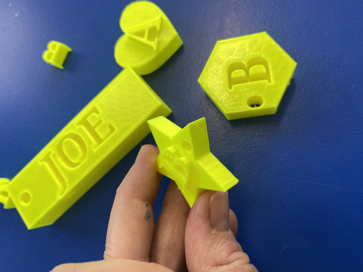 Tinkercad on Twitter "RT missjessm Year 8 TECH made name tag key