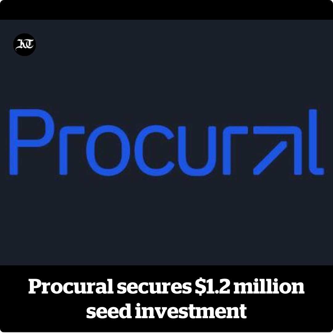 khaleejtimes's tweet photo. #Procural, a B2B cloud-based tendering platform, has secured a #seedinvestment of $1.2 million from Flagship Holding and Canada-based BenchMatrix 

https://t.co/fH4LlRnjwd https://t.co/VWtfN8smrU