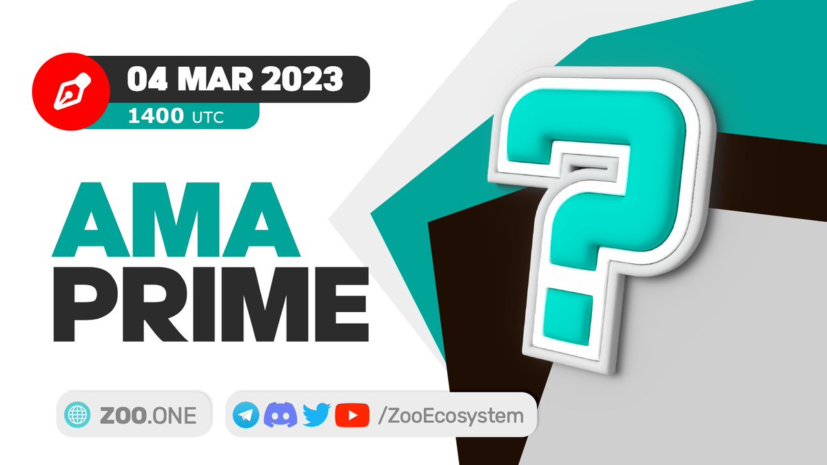 📢 If you have been waiting for the next updates and news from ZooEcosystem, well it’s time to turn up.

5+ new announcements planned ! Who wants to know more? 👀

👉 Date: Saturday, March 4
👉 Time: 1400 UTC
👉 Where: Telegram t.me/ZooEcosystem

#ZooGames #Zookeeper $ZOO