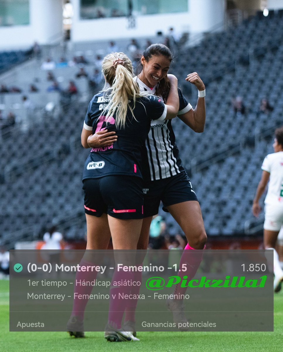 Pickzilla1's tweet image. FEBRERO
Últimas 4/4✅

Rayadas - 1.5 1H HA [1.85] 2u💰

#BETTINGTWITTER #LigaBBVAMXFemenil