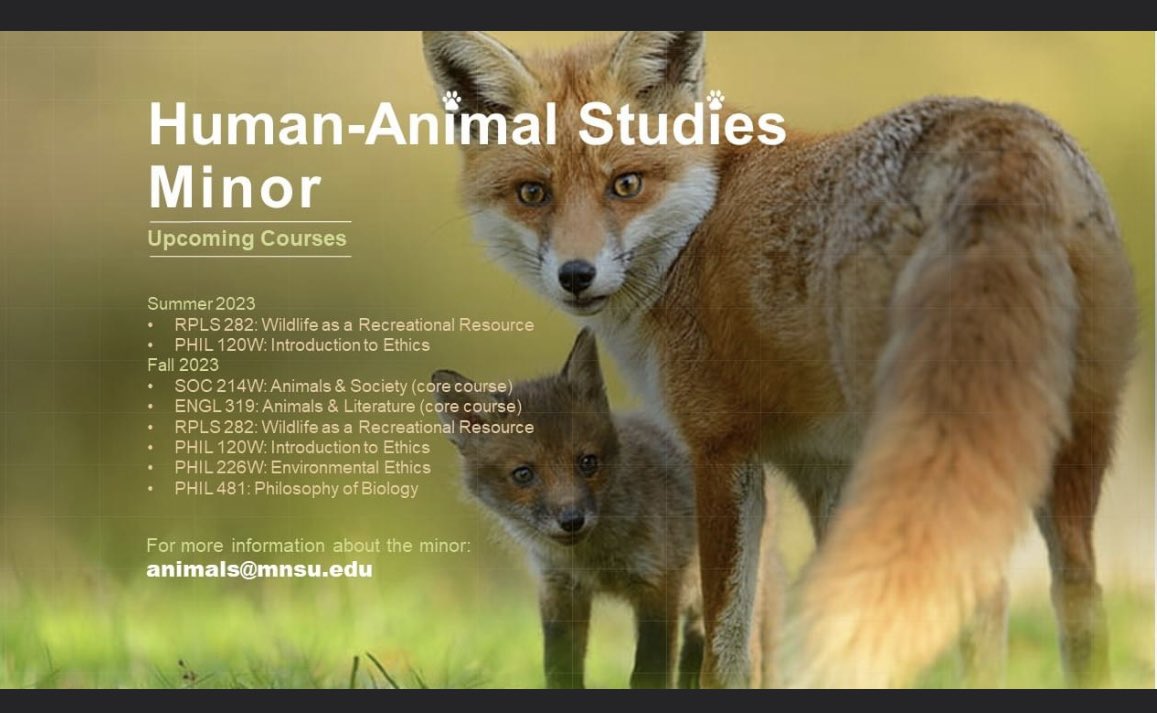 MNSU Human-Animal Studies tweet media