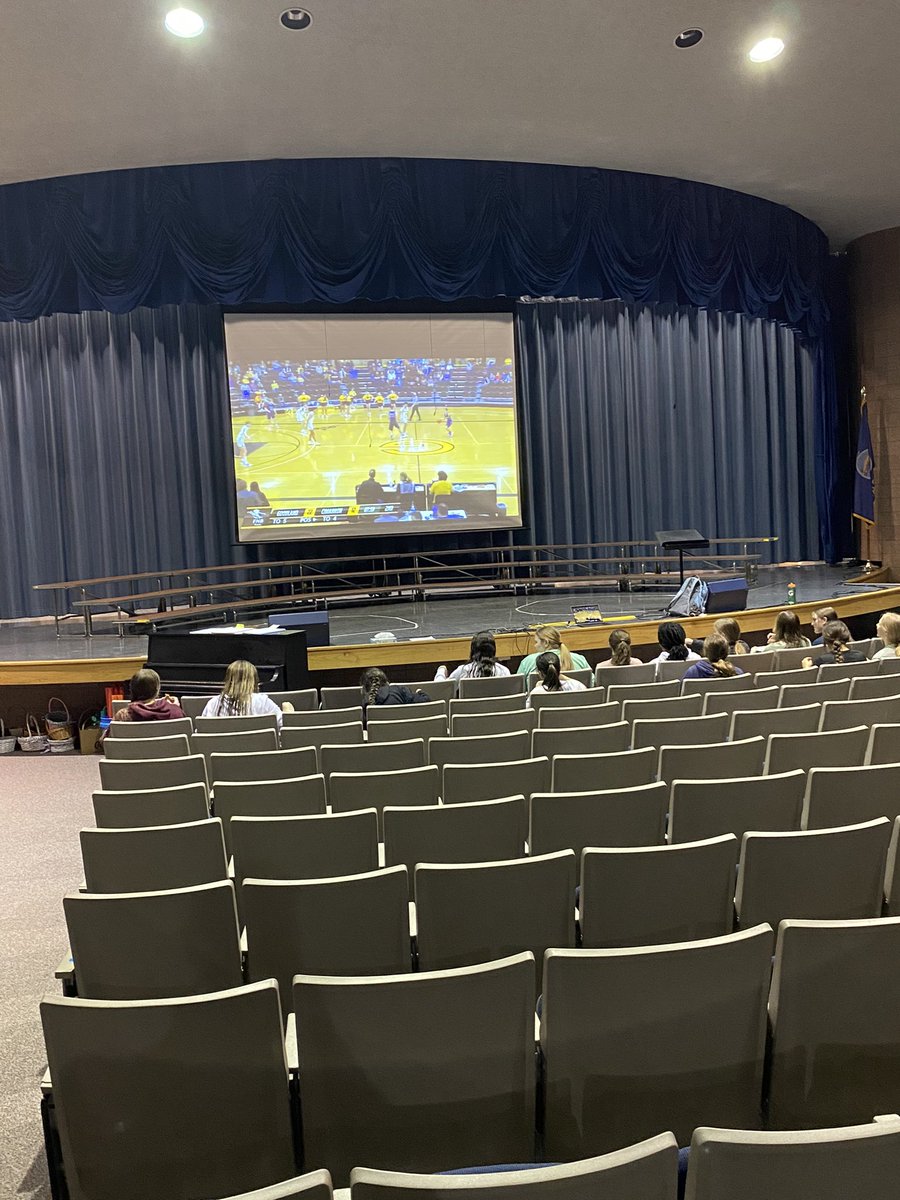 Team bonding with some pizza and supporting <a href="/CHSBlueJayHoops/">Cimarron Blue Jay Basketball</a>!