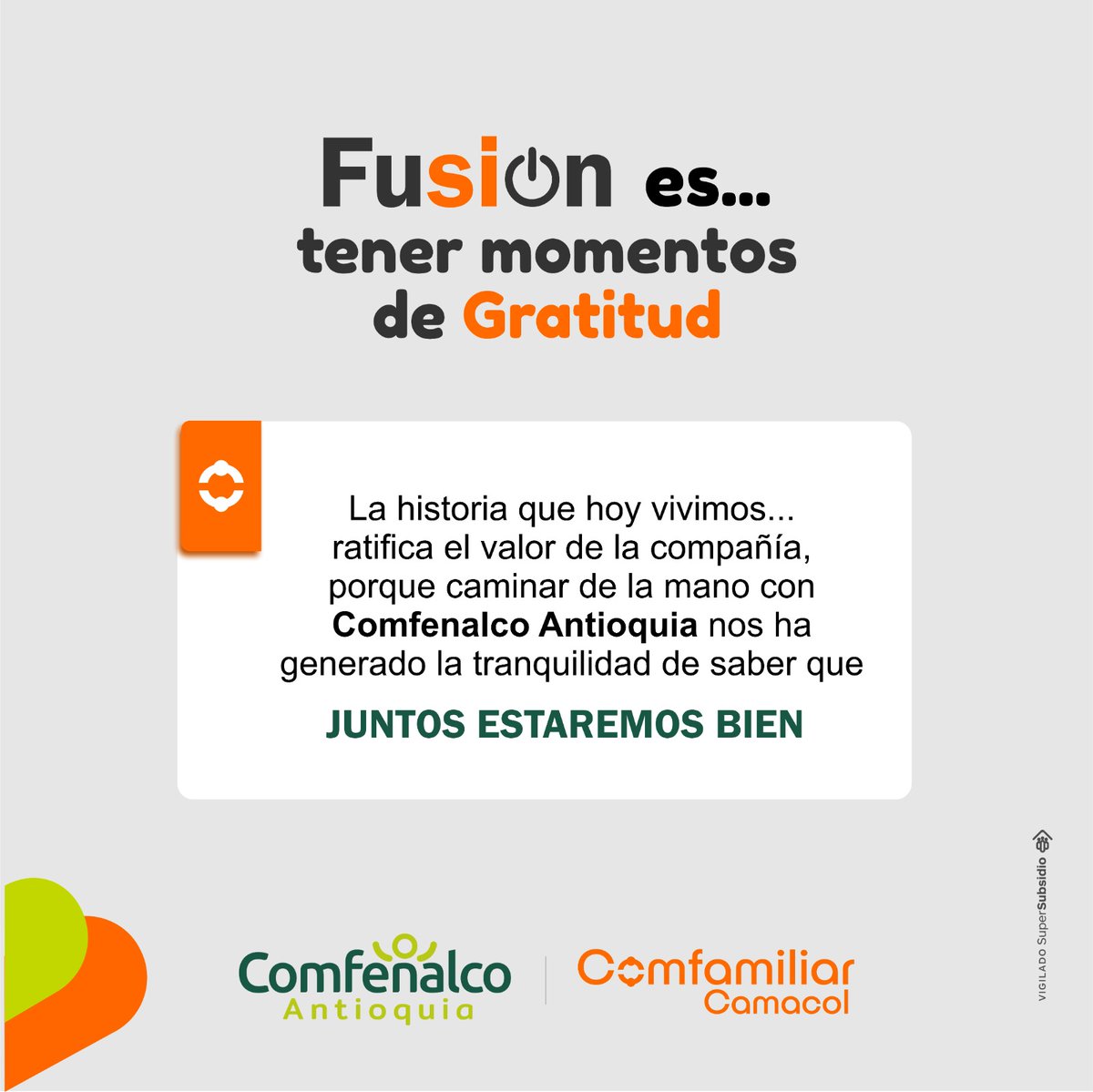 ComfamiliarAnt's tweet image. Creemos en el poder que tienen los momentos de gratitud, por eso hoy te decimos que #FusiónEs Agradecer a quien nos ha ayudado para seguir adelante ante la adversidad @ComfenalcoAnt 

#Gratitud