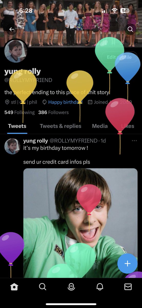 hell yeah, brudder!!!!!

rolly day 2023!

accepting money and feet pics as presents!