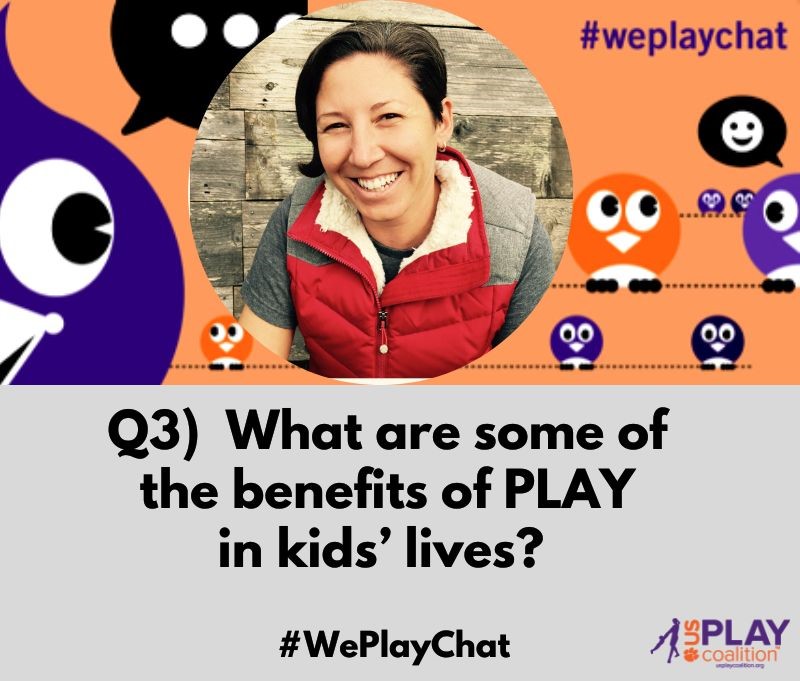 Q3 is up. This is a good one! Chime in with your own #PlayWisdom 🧐
#WePlayChat #WePlay #play #cityplanning #design #access #kids #community #families #playspace #parks #playmatters #communities #family #neighborhood #PlayEquity