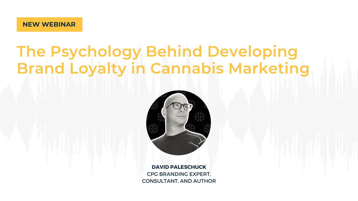 MediaJel's tweet photo. This week we are joined by CPG Branding Expert David Paleschuck as he digs into the psychology behind #branding and how to amplify your cannabis brand to engage more customers.

Save your spot here > https://t.co/Lzr9nhNmUT
@brandingbud #cannabisindustry https://t.co/tprwKqqx8Q