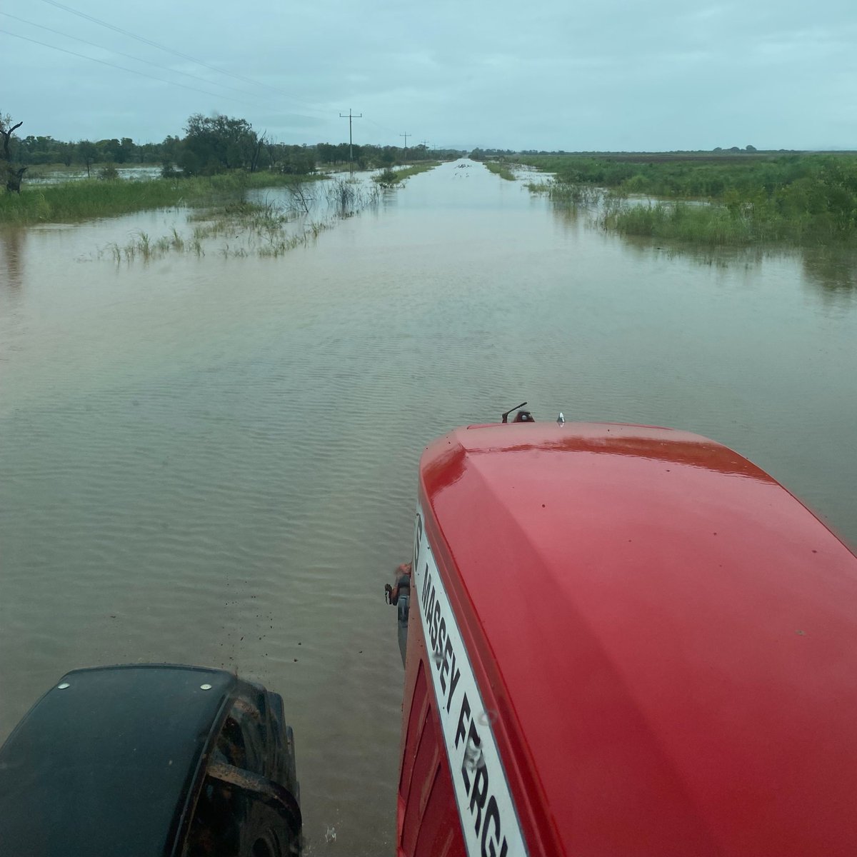 How do your board members get to their meetings? 

Well, ours arrive Massey Ferguson style!
#justabitwet #wetseason #wetseasonstyle