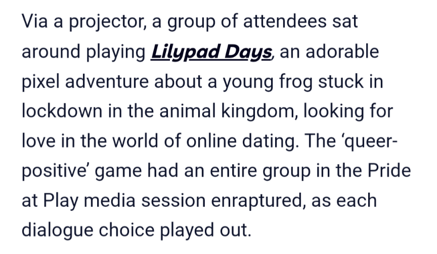 Lilypad Days tweet media