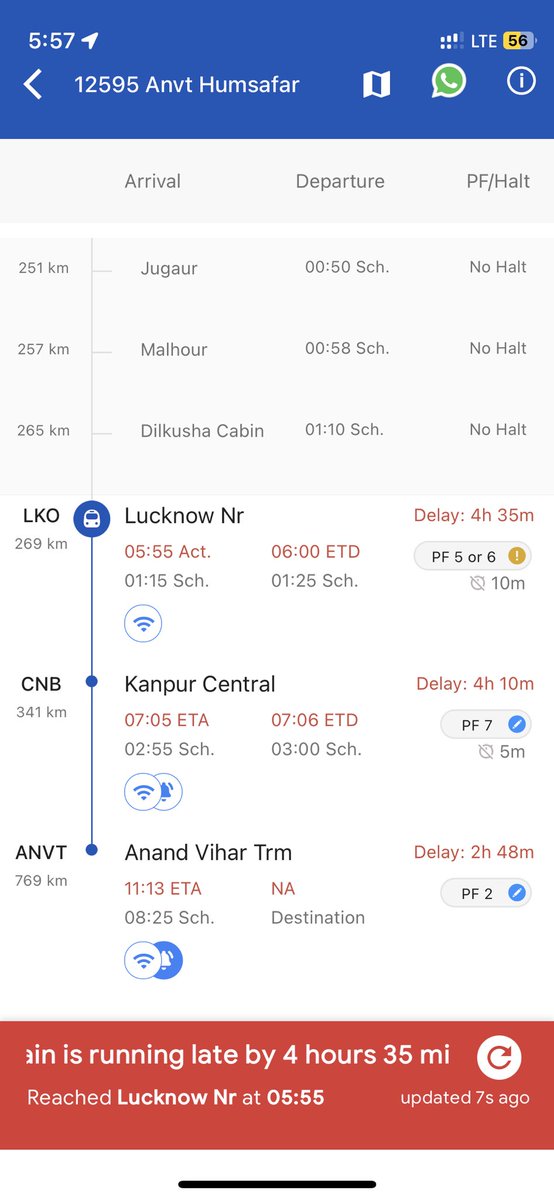 akdnoor's tweet photo. @RailwayNorthern Ab itna bhi Thehraw ni dena tha bhai. https://t.co/bSpJyNK6ez